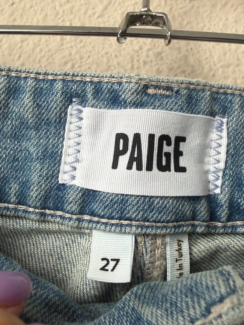 PAIGE Sasha Wide Leg Jean in Reverie Horsebit Size 27 - Picture 5 of 7